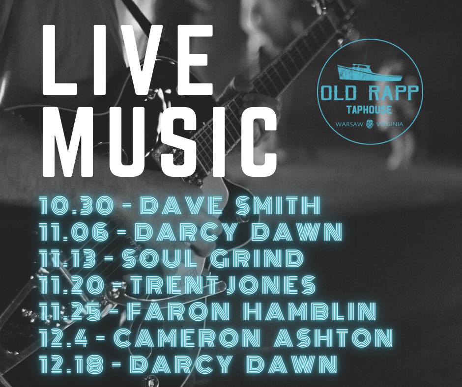 Get excited! Live music at Old Rapp is coming soon! We have an awesome lineup of loc…