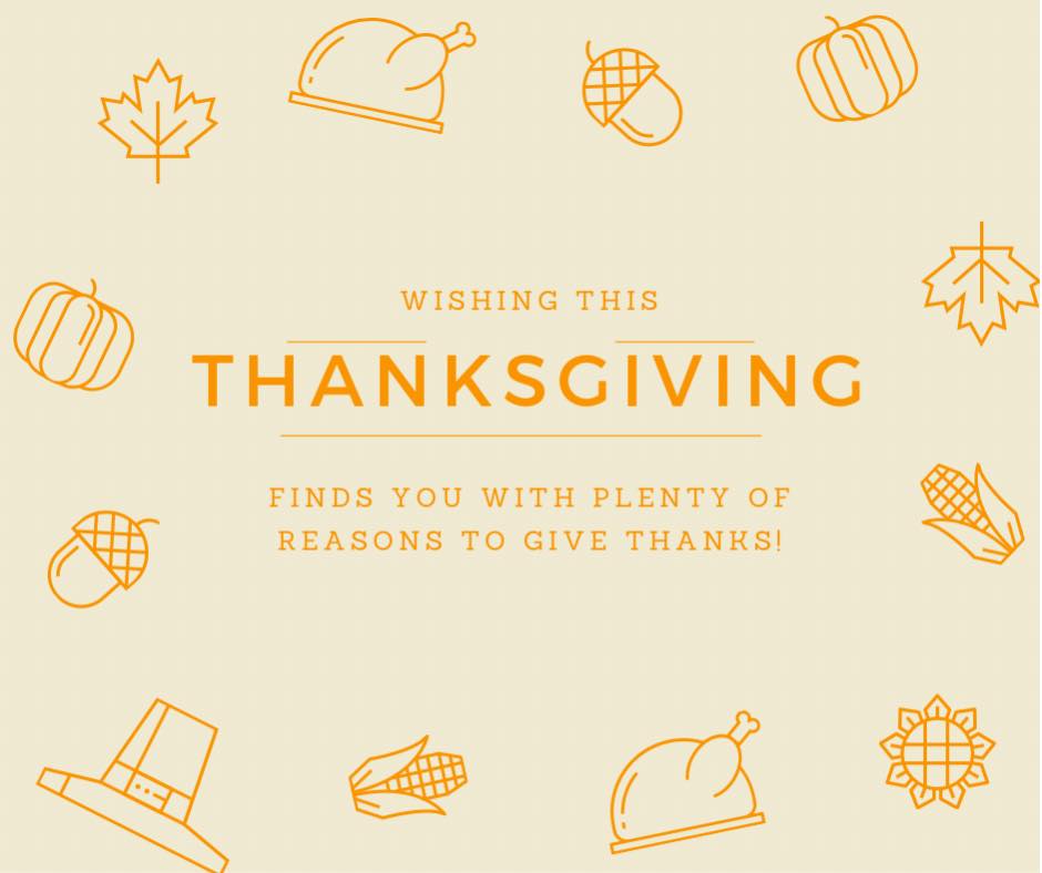 The Old Rapp Family is thankful for many things this year but first and foremost is …