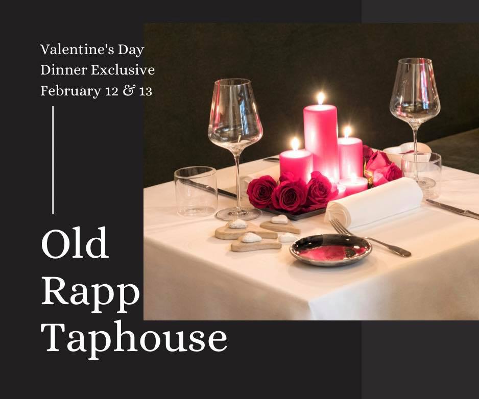 February 12th & 13th join us for a Valentine's Dinner Exclusive! You and yo