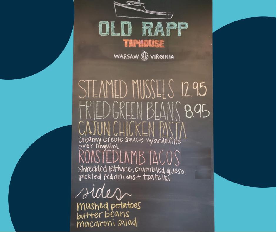 Would ya take a look at that specials board?! My mouth is watering already!