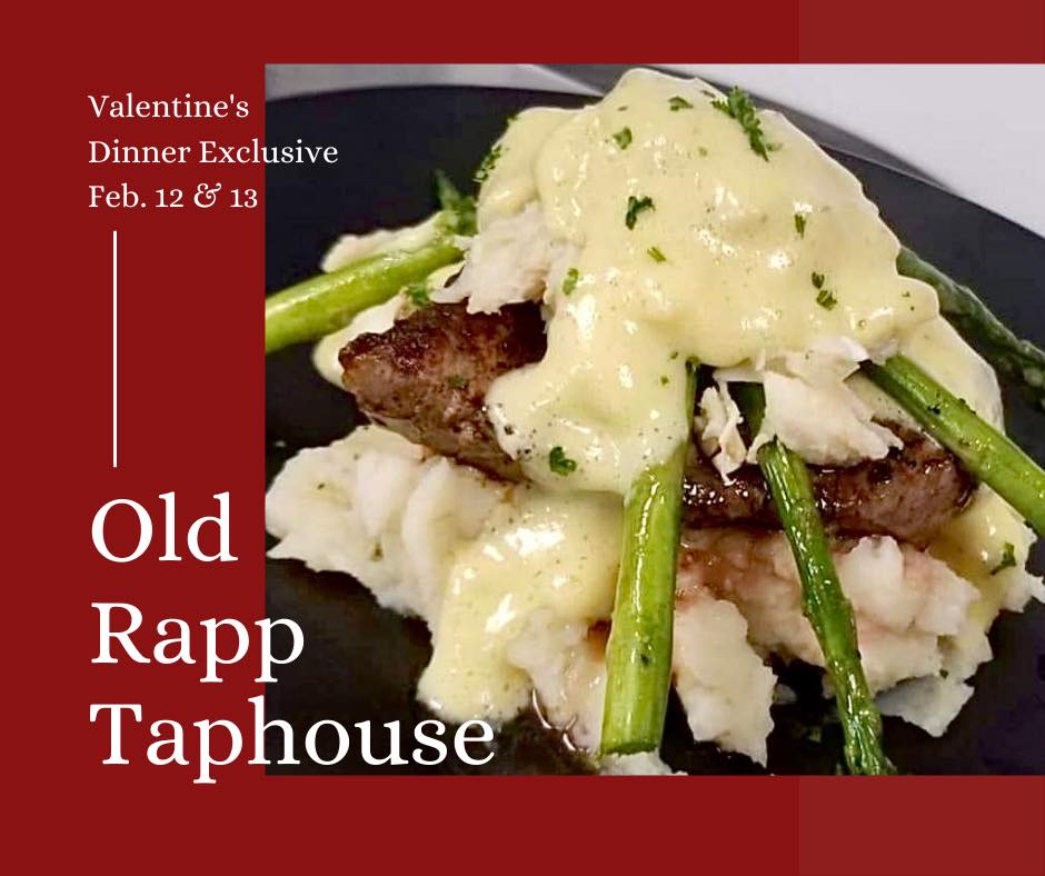 February 12th & 13th join us for a Valentine's Dinner Exclusive! You and yo