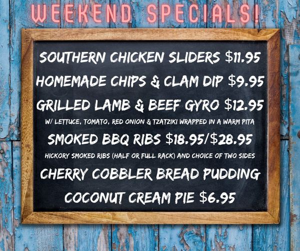 So many specials this weekend that we couldn’t fit them all on the page….