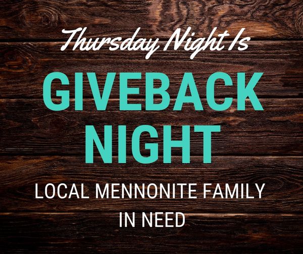 Give Back Night Specials
