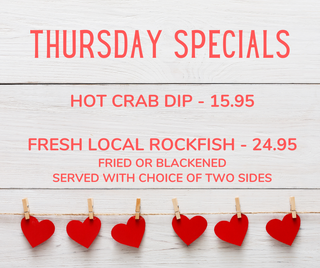 Two great seafood specials for you tonight, including some fresh caught rockfish