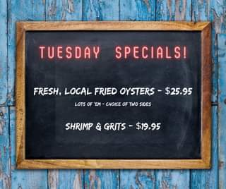 Fat Tuesday Specials – Cheers, see you soon!