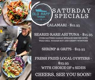 Saturday Specials!
