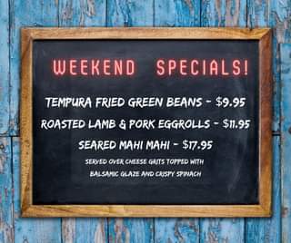 Weekend Specials are lit!