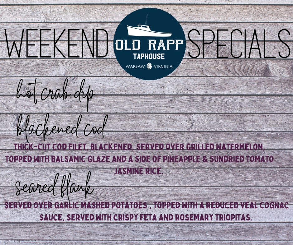 Spicing things up tonight with some new specials! Come and see us – we won’t dis