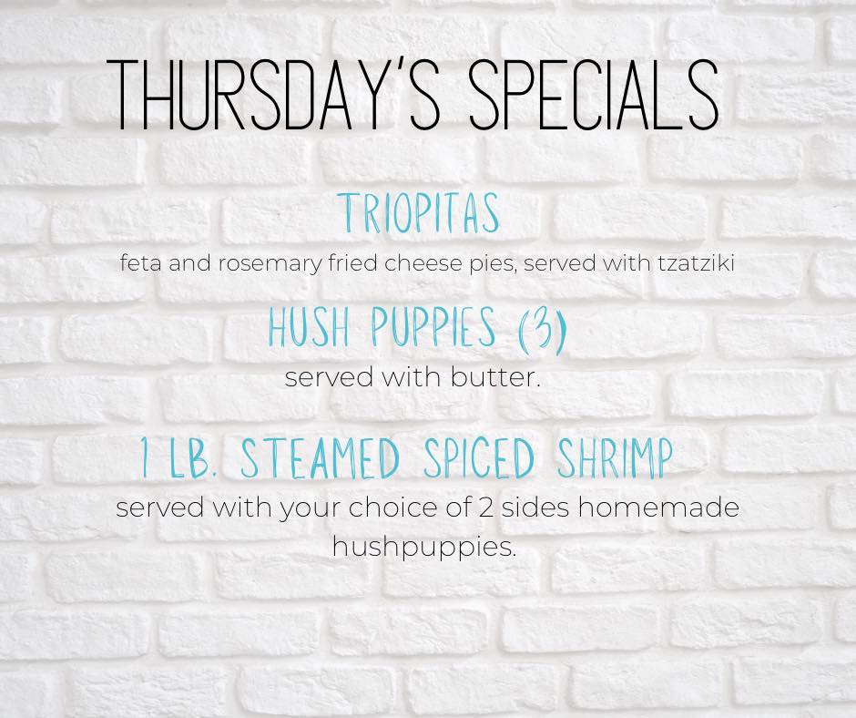 Come try out our new specials!!!!🙌